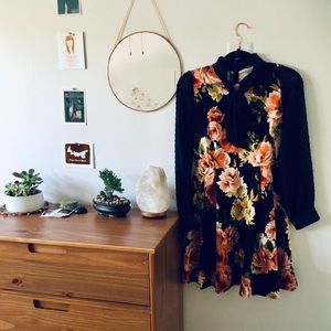 Unique Vintage Floral Dress